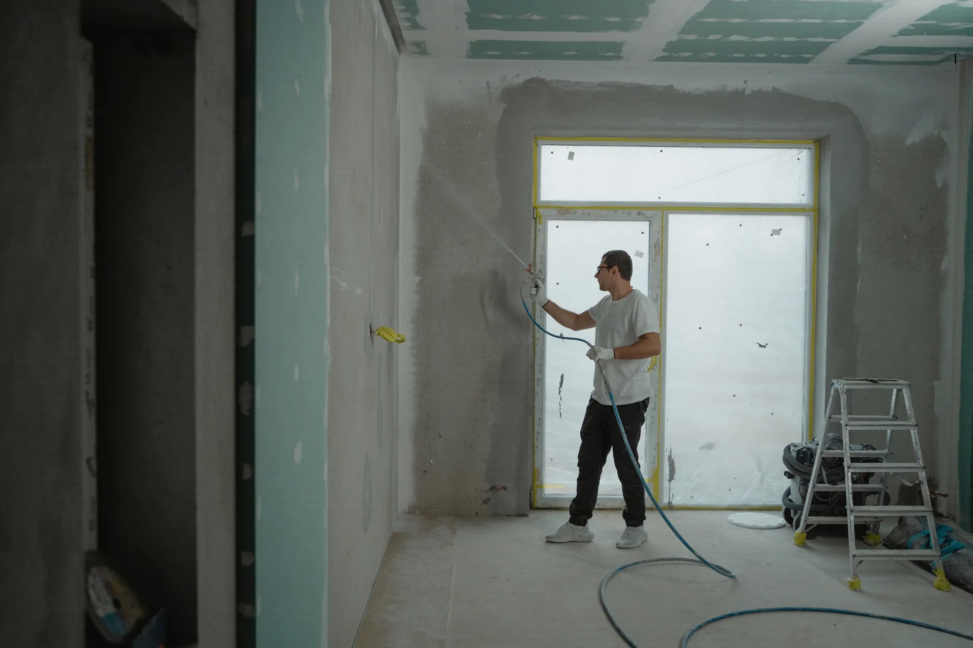 Skilled operative carrying out planned internal works